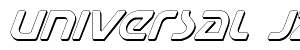 Universal Jack font