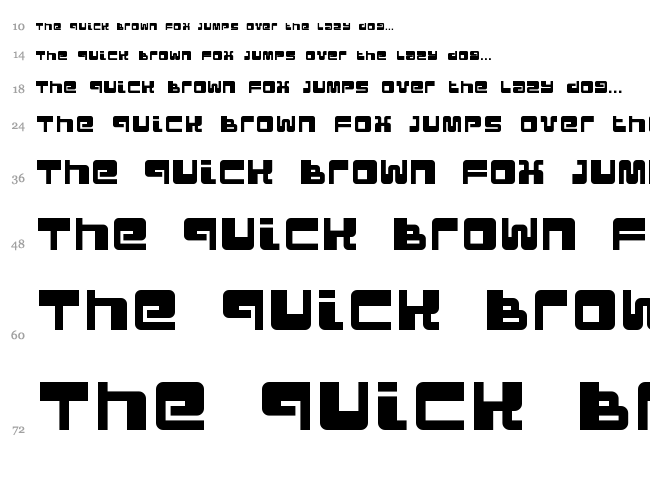 Urban font waterfall