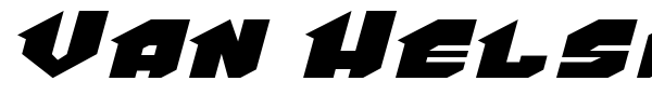 Van Helsing font