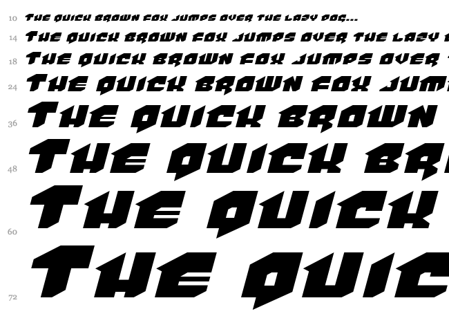 Van Helsing font waterfall