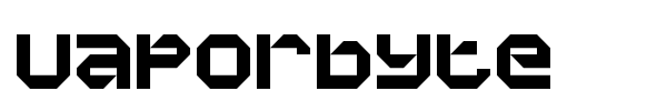 Vaporbyte font preview