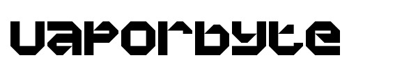 Vaporbyte font preview