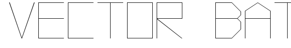 Vector Battle font