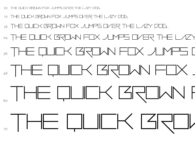 Vermin Vibes Diet font waterfall