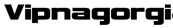 Vipnagorgialla font