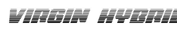 Virgin Hybrid font preview