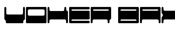 Voker baxer font
