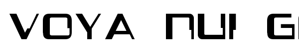 Voya Nui GF font