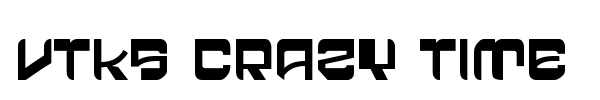 VTKS Crazy Time font