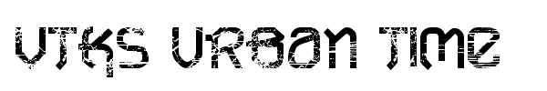VTKS Urban Time font