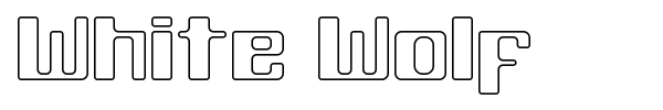 White Wolf font