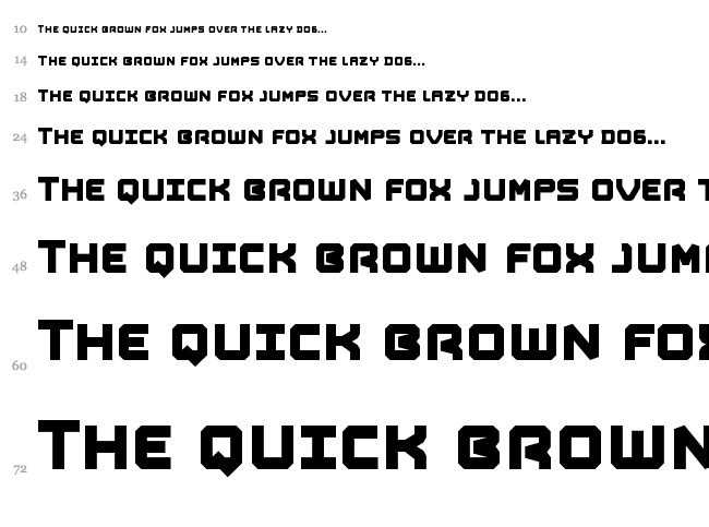Wonder Age font waterfall