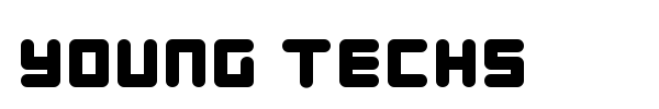 Young Techs font preview