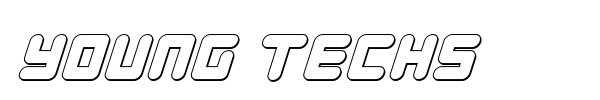 Young Techs font preview