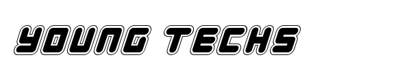 Young Techs font preview