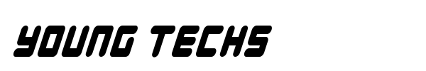 Young Techs font preview