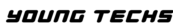 Young Techs font preview