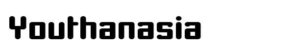 Youthanasia font preview