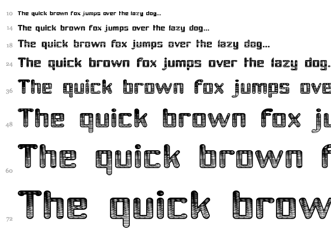 Youthanasia font waterfall