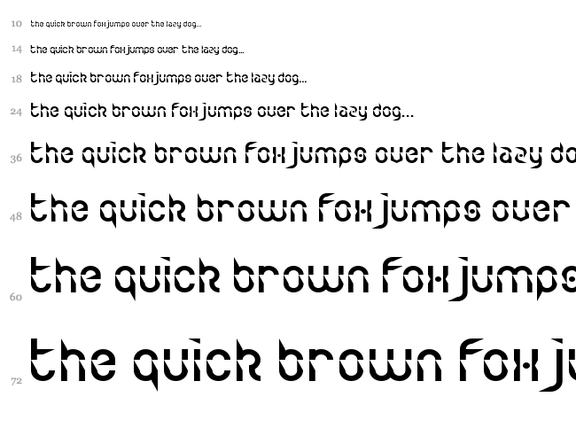 Zdyk Leo font waterfall