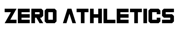 Zero Athletics font