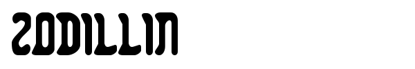 Zodillin font