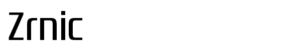 Zrnic font