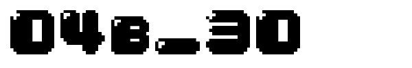04b_30 font