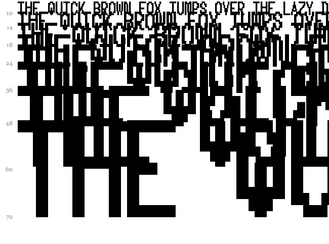 5 Recieptprint font waterfall