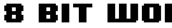 8 Bit Wonder font