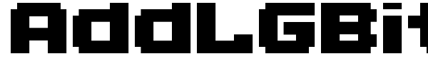 AddLGBitmap09 font