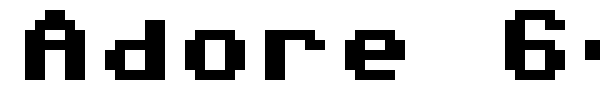Adore 64 font