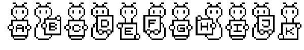 Alien ABC font