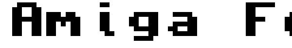 Amiga Forever font