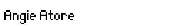 Angie Atore font