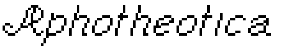 Aphotheotica font