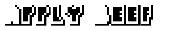Apply Beef font