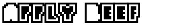 Apply Beef font preview