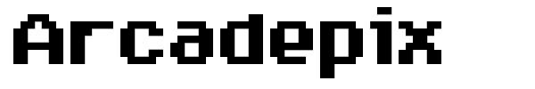 Arcadepix font
