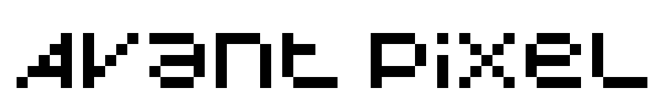 Avant Pixel font