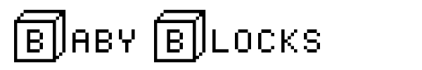 Baby Blocks font