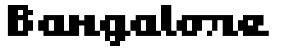 Bangalore font