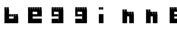 Begginner font