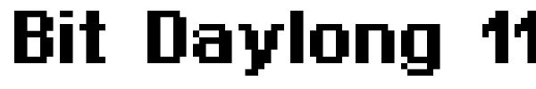 Bit Daylong 11 font