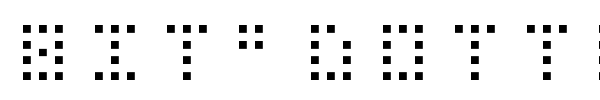 Bit Dotted font