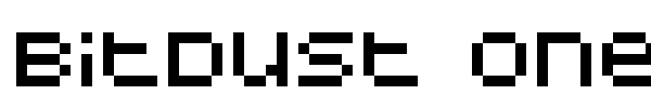 Bitdust One font