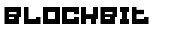 Blockbit font