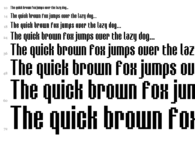 BM Delico font waterfall