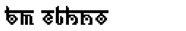 BM Ethno font