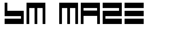 BM Maze font